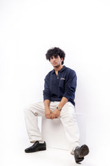 THE POLO XVI DEPTH BLUE - EMBROIDERY