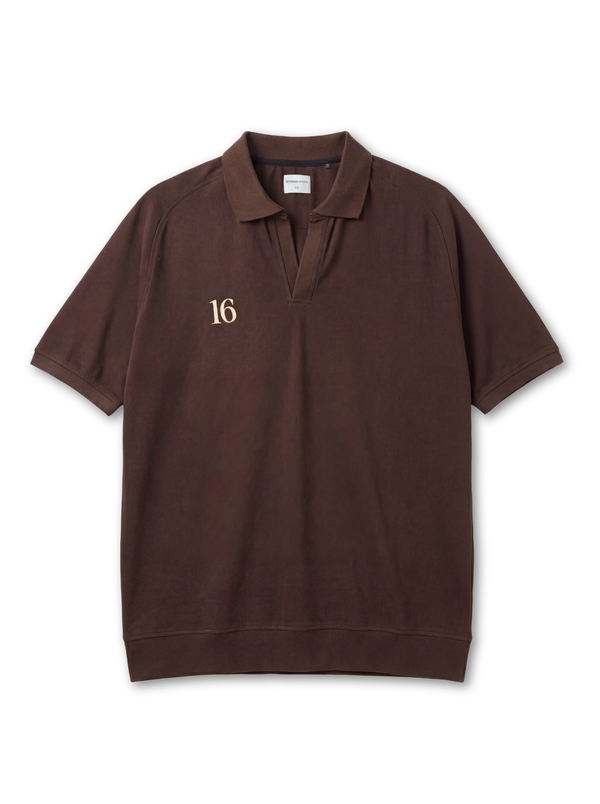 THE POLO XVI EARTHBORN BROWN - EMBROIDERY